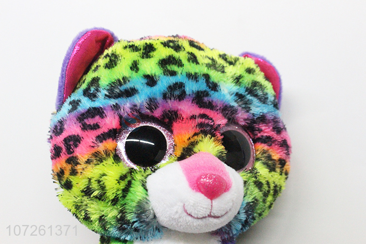 Hot selling comfortable leopard plush stuffed toy for kids