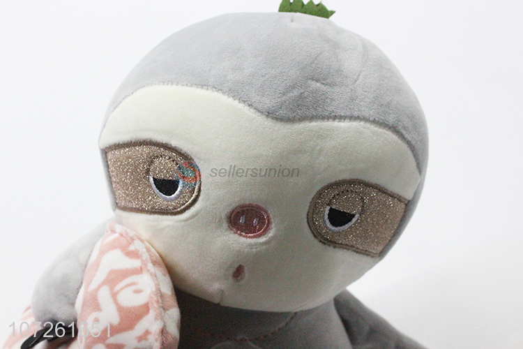 Wholesale custom comfortable sloth plush stuffed toy for kids