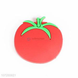 Factory Custom Tomato Shape Cartoon Vegetables Pvc Fridge Magnets