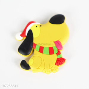 Promotion Christmas gift fridge magnet dog shaped soft pvc fridge magnets