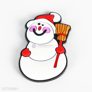 Competitive Price Christmas Snowman Fridge Magnets Soft PVC Fridge Magnet