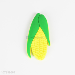 Factory direct sale corn shape pvc fridge magnet