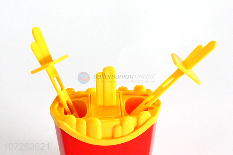 Best Sale French Fries Shaped Food Grade Ice Sucker Mould