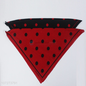 Superior quality 55*55cm polka dot printed cotton bandana fashion headwear