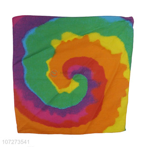 Professional supply personalized cotton square bandana delicate square headkerchief