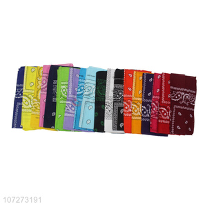 Good market fashion cotton bandana custom print square bandana