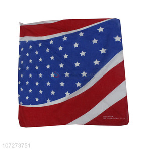 Reasonable price fashion cotton bandana flag printed square bandana