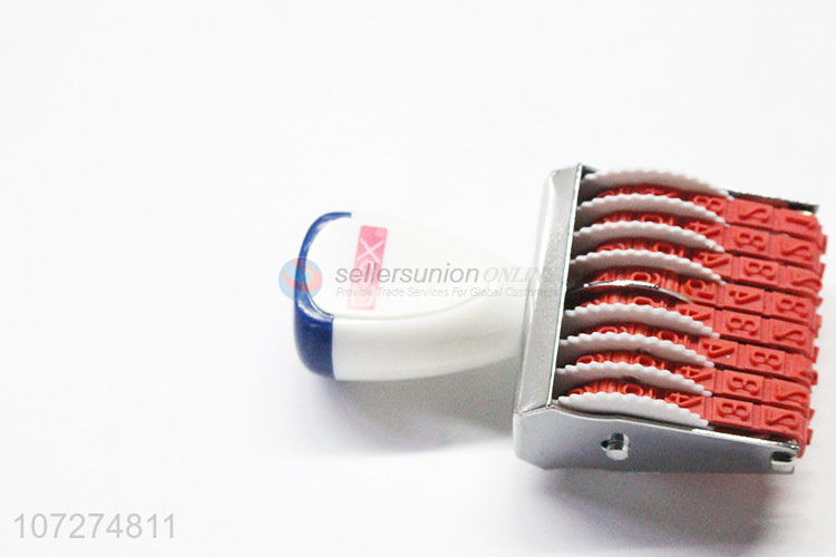 Suitable price office stationery ABS numner stamp roller stamp