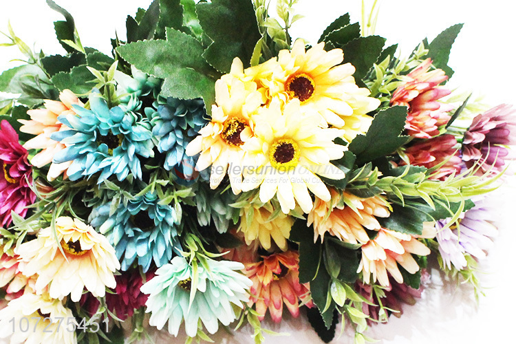 Delicate Design Plastic Simulation Flowers Decorative Bouquet