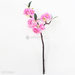 Reasonable price garden decoration sakura cloth flower artificial bouquet