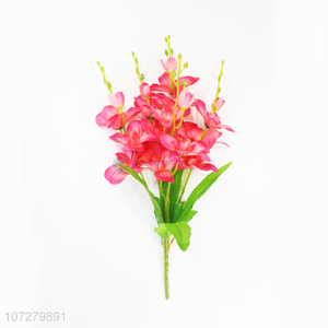 New arrival room decoration artificial orchid silk cloth flower