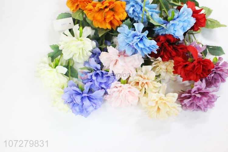 Factory customized elegant 3 heads fake peony cloth flowers for decoration