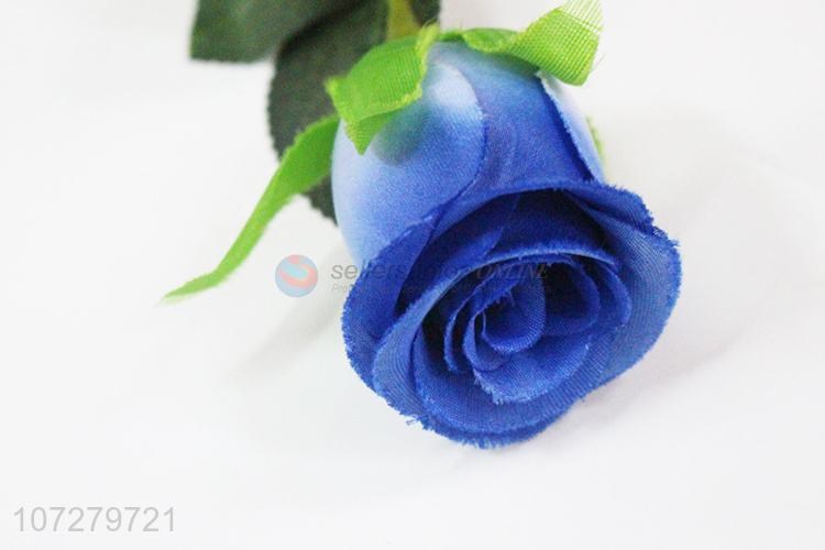 Customized cheap wedding decoration silk cloth flower fake rose