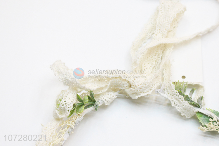 Best Sale Flower Garland Flower Wreath Headband Beautiful Floral Hair Wreath For Girls