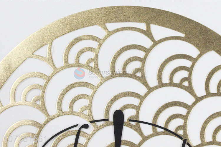 Hot selling eco-friendly gold hollow table mat non-slip pvc placemat