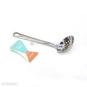 Factory Wholesale Stainless Steel Leakage Ladle Round Hole Skimmer