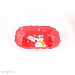 Cheap Customized Christmas Candy Party Plastic Serving Tray