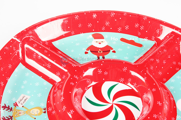 Wholesale Food Contact Available 5 Compartments Round Candy Tray
