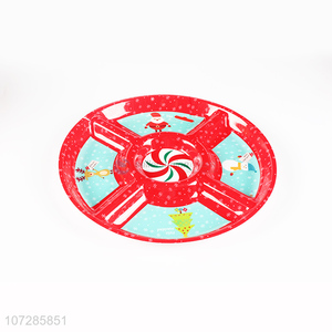 Wholesale Food Contact Available 5 Compartments Round Candy Tray
