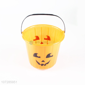 Wholesale Unique Design Halloween Plastic Bucket With Handle