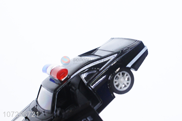 Unique Design Alloy Toy Vehicle Simulation Police Car Model Toy