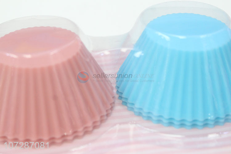 Good sale eco-friendly reusable round silicone cake mold set