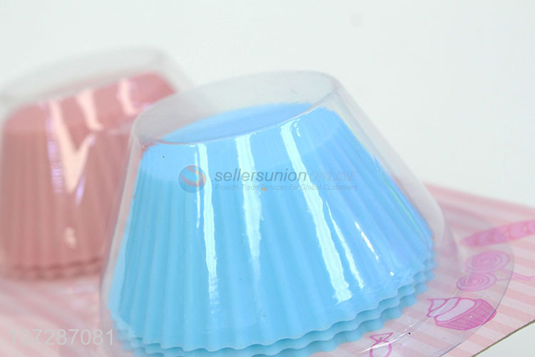 Good sale eco-friendly reusable round silicone cake mold set