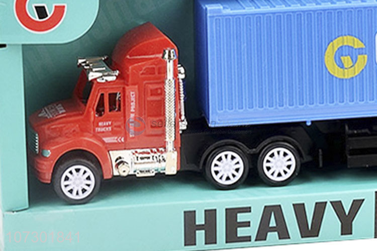 Latest Style Kids Funny Toys Inertial Heavy Trailer Friction Truck Toy