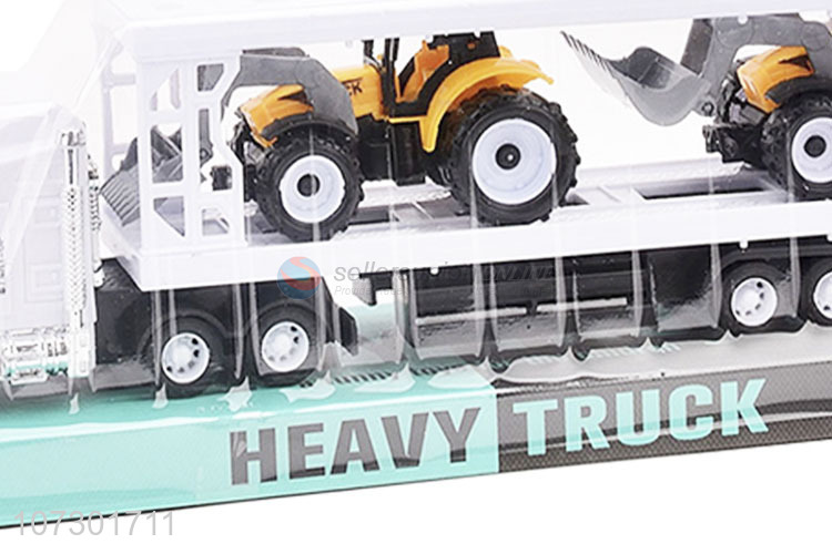 New Design Kids Toy Inertia Heavy Trailer Trucks Model Set Toys