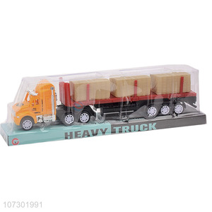 High Quality Car Model Plastic Toy Inertia Heavy Trailer Truck Toy