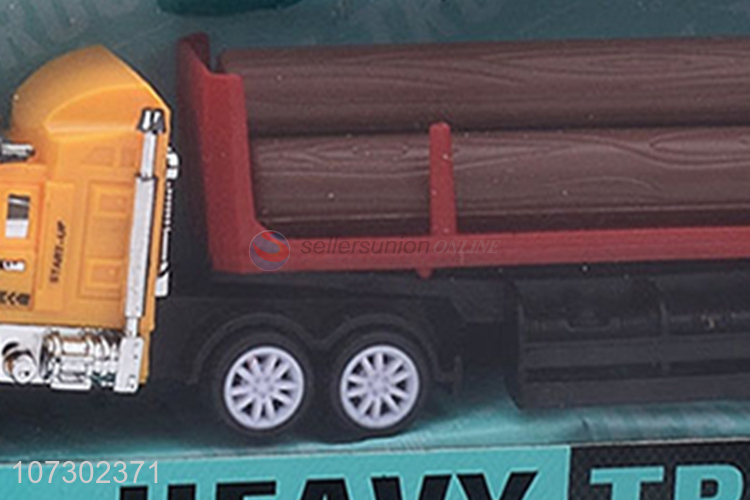 New Style Kids Cool Toy Inertia Heavy Trailer Truck Toy Carrying Wood