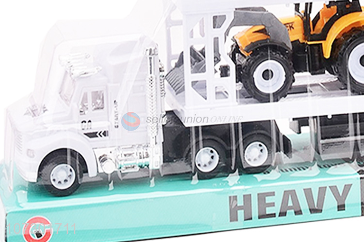 New Design Kids Toy Inertia Heavy Trailer Trucks Model Set Toys