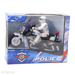 Good Factory Price Kids Cool Inertial Police Motorcycle Toys