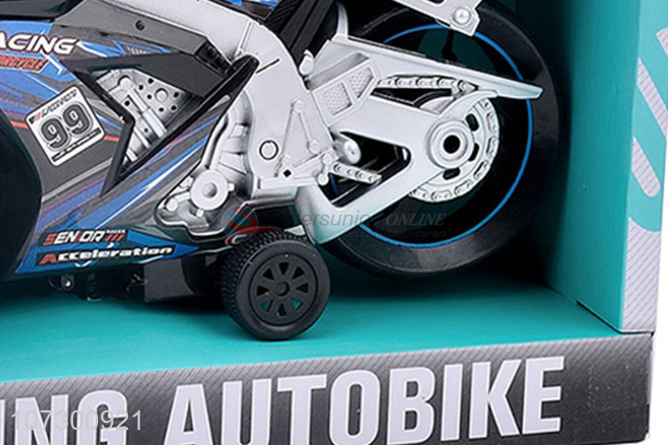 Lowest Price Inertial Plastic Racing Autobike Toys With Music And Light