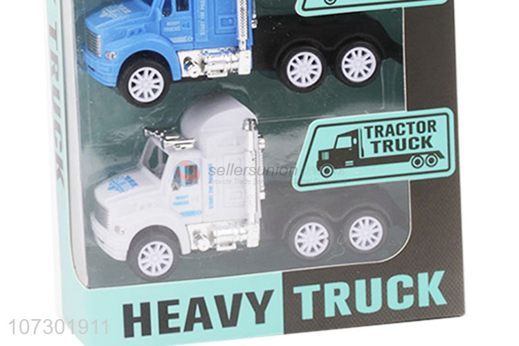 Latest Style Boys Toy Set Inertial Heavy Trailer Truck Friction Truck Toys Set