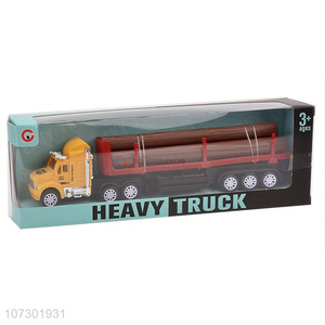 Promotional Price Inertial Trailer Car Heavy Truck Toys For Boys Gift