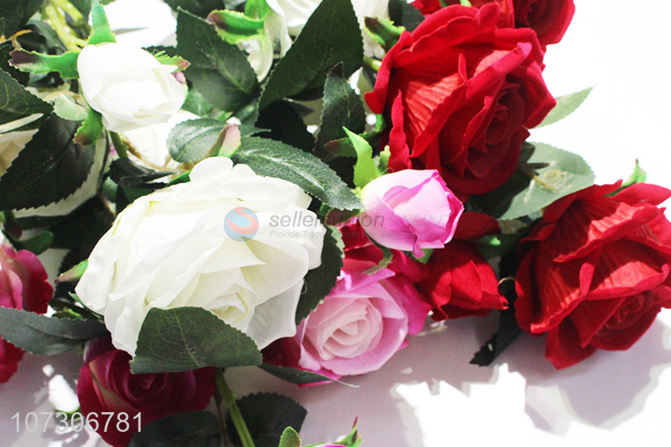 Fashion Decoration Artificial Flower Beautiful Simulation Rose