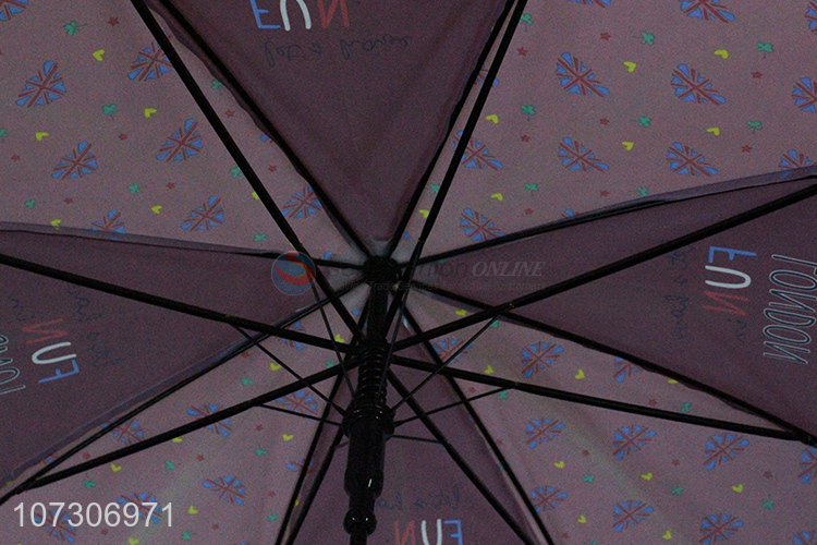 Unique design British style staight umbrella for adults