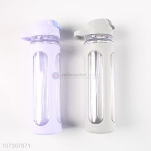 New design fashion plastic sports bottle 700ml water bottle with straw
