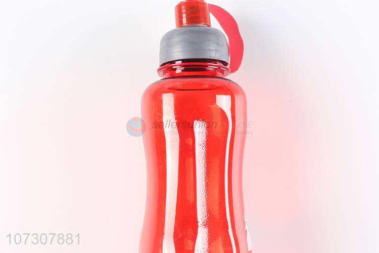 Low price cerative forest printed 800ml plastic water bottle keep cold bottle