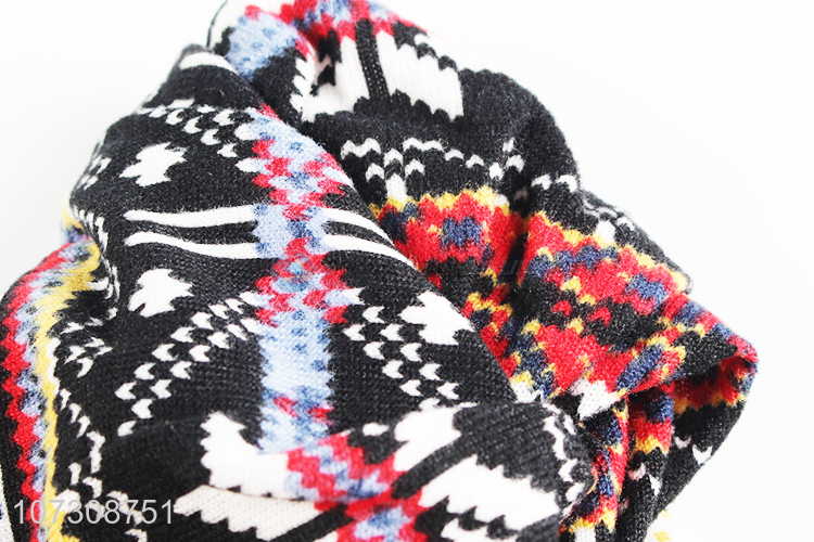 Fashion Cheap Winter Warm Beanie Cap Polyester Knit Hat