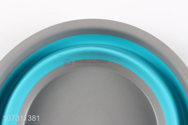 Factory direct sale food grade plastic folding bowl collapsible bowl