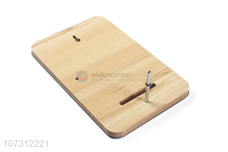 Recent design rectangle shape tabletop mirror wood grain cosmetic mirror