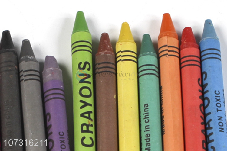 Best Selling 12 Colors Crayons Fashion Stationery