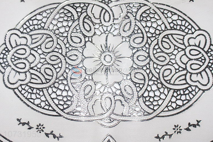 Hot Selling Table Accessories Luxury Rectangular Heat Resistant Pvc Placemat