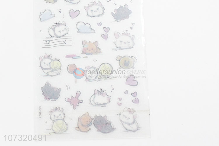 New Selling Promotion Cute Cartoon Design Sticker For Decoration