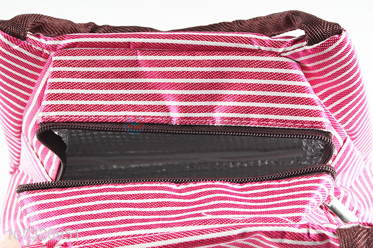Wholesale Portable Insulation Thermal Lunch Bag Picnic Cooler Bag With Zipper