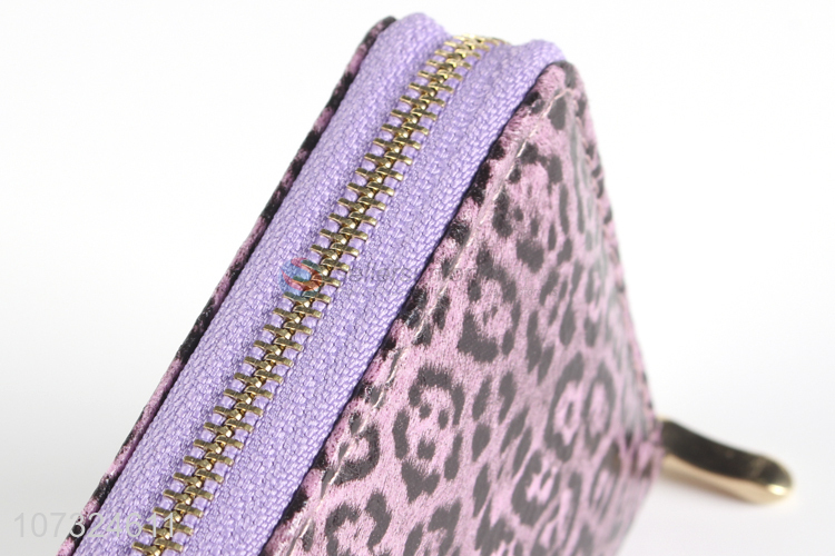 Latest design women pu leather wallets long purse