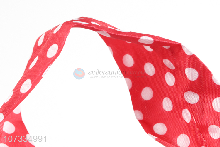 Best Sale White Dots Red Headband Fashion Girls  Hair Accessories