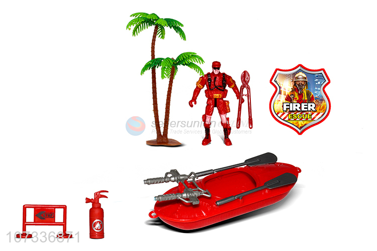 New Arrival Fire Boats Fire Equipment Emergency Ambulance Toy Set